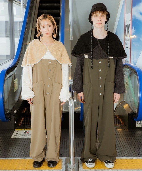 masterkey（マスターキー）の「mp10106-RUN トラックオーバーオール（サロペット/オーバーオール・メンズ・ネイビー/ベージュ/カーキ・1/2）」の14枚目の写真