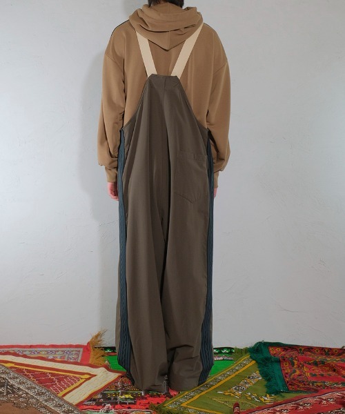 masterkey（マスターキー）の「mp10106-RUN トラックオーバーオール（サロペット/オーバーオール・メンズ・ネイビー/ベージュ/カーキ・1/2）」の12枚目の写真