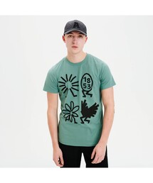 吸水速乾 グラフィック 半袖Tシャツ(ARTISTIC)