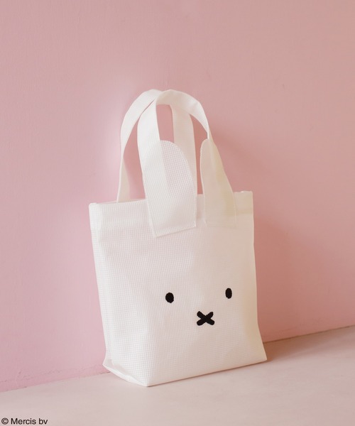 Candy Stripper（キャンディストリッパー）の「MIFFY TOTE バッグ（トートバッグ・レディース・グリーン/オフホワイト/ブラック・FREE）」の7枚目の写真