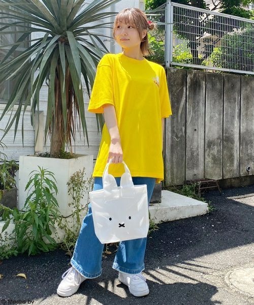 Candy Stripper（キャンディストリッパー）の「MIFFY TOTE バッグ（トートバッグ・レディース・グリーン/オフホワイト/ブラック・FREE）」の16枚目の写真