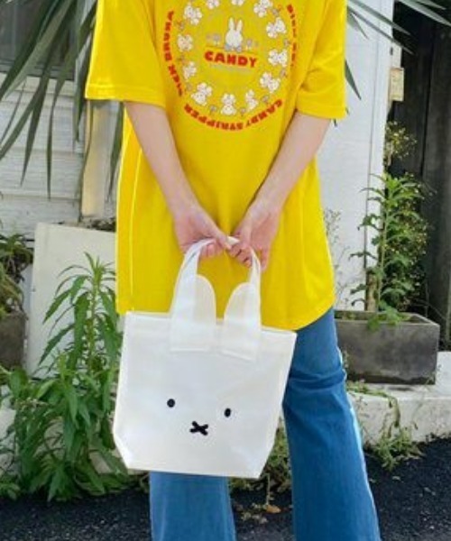 Candy Stripper（キャンディストリッパー）の「MIFFY TOTE バッグ（トートバッグ・レディース・グリーン/オフホワイト/ブラック・FREE）」の18枚目の写真