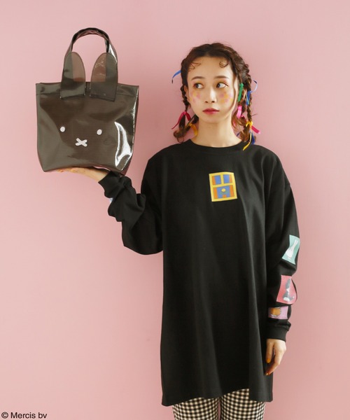 Candy Stripper（キャンディストリッパー）の「MIFFY TOTE バッグ（トートバッグ・レディース・グリーン/オフホワイト/ブラック・FREE）」の19枚目の写真