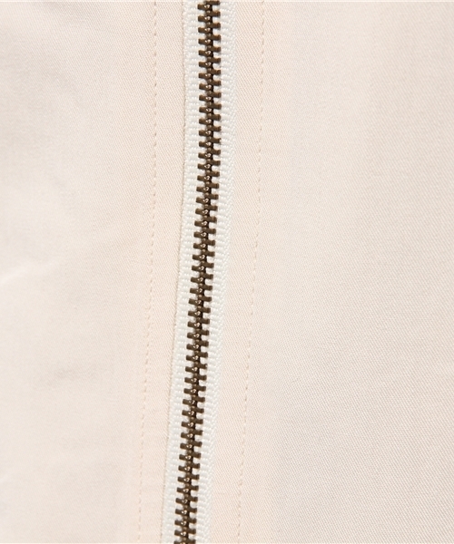 earth music&ecology（アースミュージックアンドエコロジー）の「リブブルゾン（ブルゾン・レディース・アイボリー/カーキ/ネイビー・MEDIUM/SMALL）」の11枚目の写真