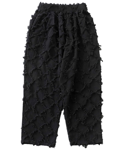 antiqua(アンティカ)の「綿麻フリンジパンツ(その他パンツ・レディース・ブラック/ベージュ・FREE)」の19枚目の写真