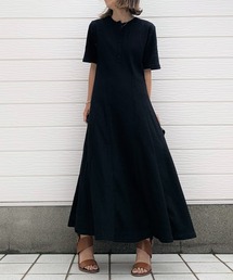 Q | ワッフルフレアワンピース(ワンピース)