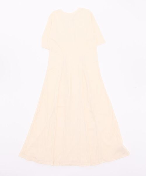 Q(キュー)の「ワッフルフレアワンピース(ワンピース・レディース・ブラック/オリーブ/アイボリー・MEDIUM)」の6枚目の写真