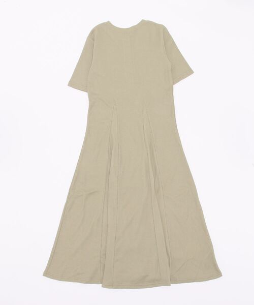 Q(キュー)の「ワッフルフレアワンピース(ワンピース・レディース・ブラック/オリーブ/アイボリー・MEDIUM)」の7枚目の写真