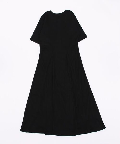 Q(キュー)の「ワッフルフレアワンピース(ワンピース・レディース・ブラック/オリーブ/アイボリー・MEDIUM)」の8枚目の写真