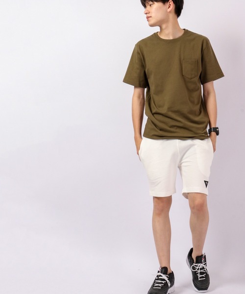 Bling Leads（ブリングリーズ）の「Bling Leads T/C天竺ポケ付クルー半袖Tシャツ（Tシャツ/カットソー・メンズ・イエロー/ブラック/グレー/ライトピンク/ピンク/ホワイト/カーキ/ネイビー・L/M/XL）」の22枚目の写真
