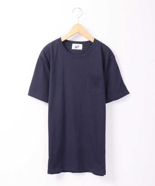 Bling Leads（ブリングリーズ）の「Bling Leads T/C天竺ポケ付クルー半袖Tシャツ（Tシャツ/カットソー・メンズ・イエロー/ブラック/グレー/ライトピンク/ピンク/ホワイト/カーキ/ネイビー・L/M/XL）」の9枚目の写真