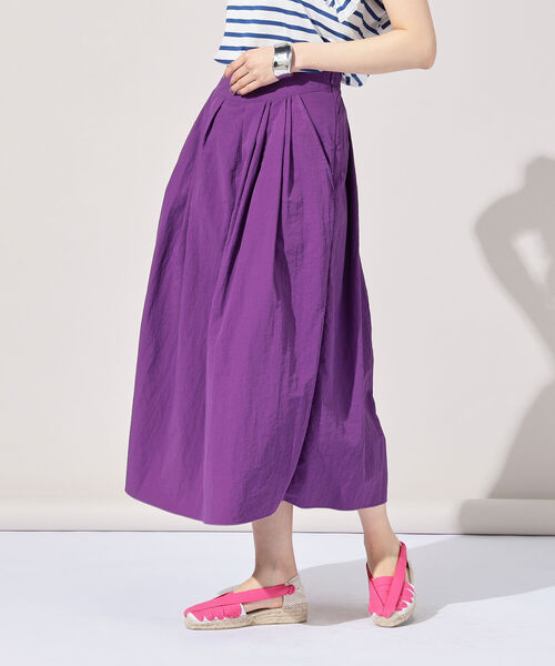 Rie Miller（リエミラー）の「ナイロンタフタタックギャザースカート（スカート・レディース・ブラック/パープル/ブルー/ピンク・38/36）」の16枚目の写真