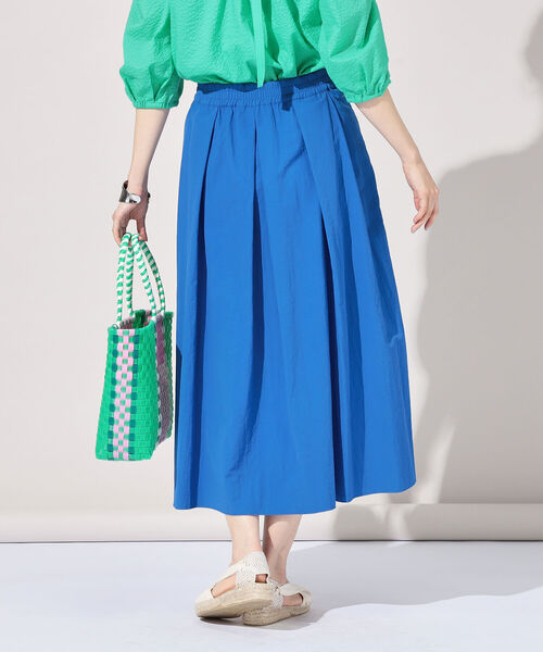 Rie Miller（リエミラー）の「ナイロンタフタタックギャザースカート（スカート・レディース・ブラック/パープル/ブルー/ピンク・38/36）」の11枚目の写真