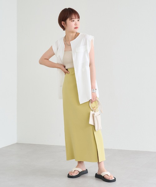 natural couture(ナチュラルクチュール)の「2WAYスリーブミリタリーシャツブルゾン(ブルゾン・レディース・オフホワイト/カーキ/ベージュ・FREE)」の19枚目の写真