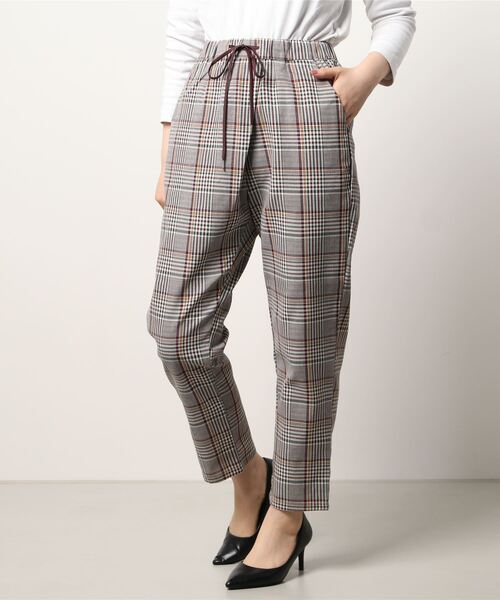 Samansa Mos2 blue（サマンサモスモスブルー）の「アソートテーパードパンツ（その他パンツ・レディース・オフホワイト/ブラック/ベージュ/ライトベージュ・ﾌﾘ-）」の7枚目の写真