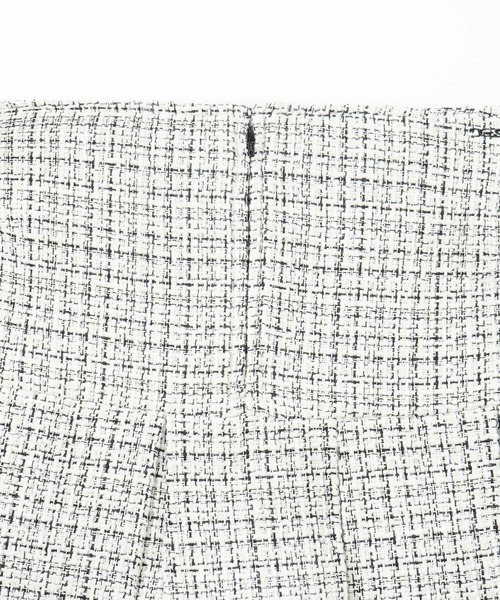 X-girl（エックスガール）の「TWEED JERSEY SKORT（スカート・レディース・ホワイト/ブラック・S/M/XS）」の15枚目の写真