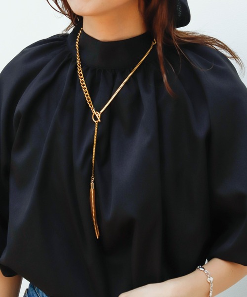 Birthday room（バースデイルーム）の「フリンジチェーンネックレス（ネックレス・レディース・シルバー/ゴールド・FREE）」の8枚目の写真