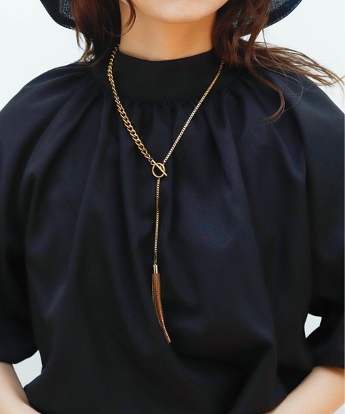 Birthday room（バースデイルーム）の「フリンジチェーンネックレス（ネックレス・レディース・シルバー/ゴールド・FREE）」の10枚目の写真