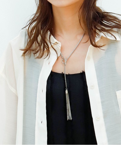 Birthday room（バースデイルーム）の「フリンジチェーンネックレス（ネックレス・レディース・シルバー/ゴールド・FREE）」の11枚目の写真