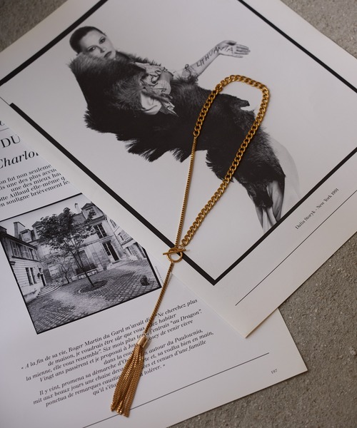 Birthday room（バースデイルーム）の「フリンジチェーンネックレス（ネックレス・レディース・シルバー/ゴールド・FREE）」の7枚目の写真