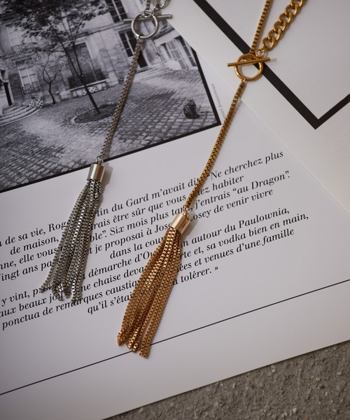 Birthday room（バースデイルーム）の「フリンジチェーンネックレス（ネックレス・レディース・シルバー/ゴールド・FREE）」の15枚目の写真