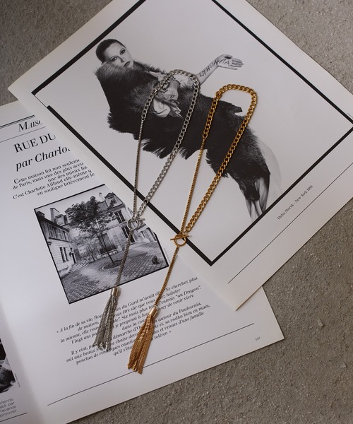 Birthday room（バースデイルーム）の「フリンジチェーンネックレス（ネックレス・レディース・シルバー/ゴールド・FREE）」の16枚目の写真