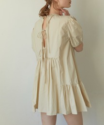 Back tie mini ワンピース【ZOZO限定カラー：ホワイト】