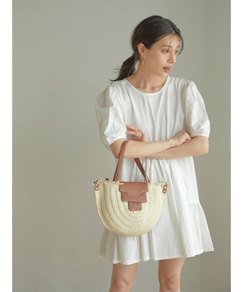 ACYM（アシーム）の「Back tie mini ワンピース【ZOZO限定カラー：ホワイト】（ワンピース・レディース・ホワイト/ブラック/ベージュ・FREE）」の4枚目の写真