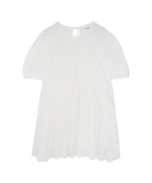 ACYM（アシーム）の「Back tie mini ワンピース【ZOZO限定カラー：ホワイト】（ワンピース・レディース・ホワイト/ブラック/ベージュ・FREE）」の7枚目の写真