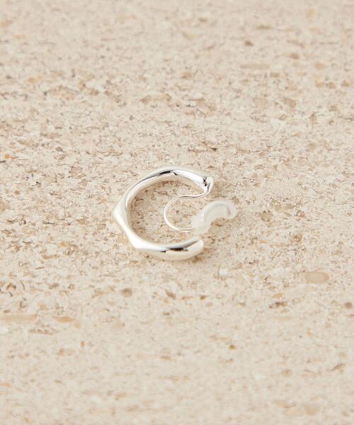 CITEN（シテン）の「＜CITEN＞ニュアンスフープ ノンホールピアス 両耳 イヤリング（イヤリング・レディース・シルバー/ゴールド・FREE）」の7枚目の写真