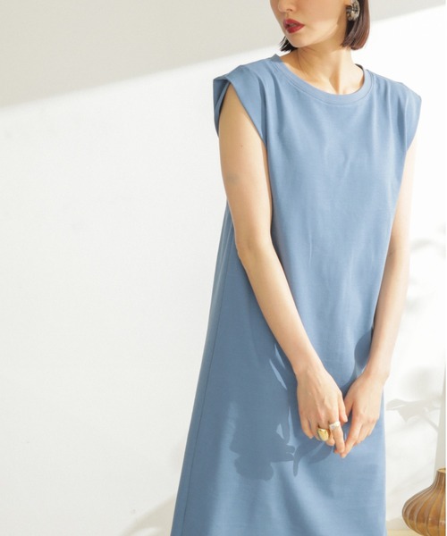 ROSE BUD（ローズバッド）の「メッシュニットワンピース（ワンピース・レディース・ブラック/ブルー/グリーン・FREE）」の7枚目の写真