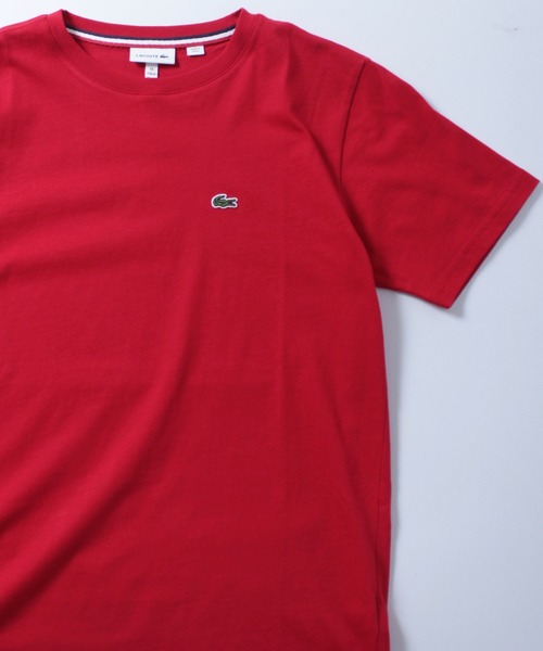 LACOSTE（ラコステ）の「【LACOSTE】ラコステ  Boys コットンジャージー クルーネックTシャツ ユニセックス ボーイズサイズ TJ1442（Tシャツ/カットソー・レディース・ホワイト/ブラック/ネイビー/レッド/ブルー・M/L/XL）」の5枚目の写真