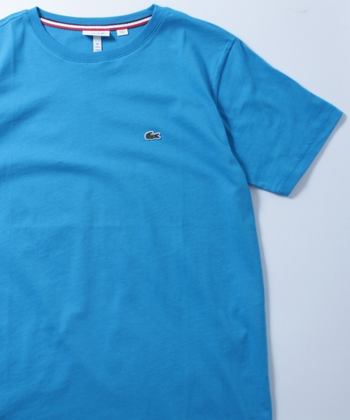 LACOSTE（ラコステ）の「【LACOSTE】ラコステ  Boys コットンジャージー クルーネックTシャツ ユニセックス ボーイズサイズ TJ1442（Tシャツ/カットソー・レディース・ホワイト/ブラック/ネイビー/レッド/ブルー・M/L/XL）」の4枚目の写真