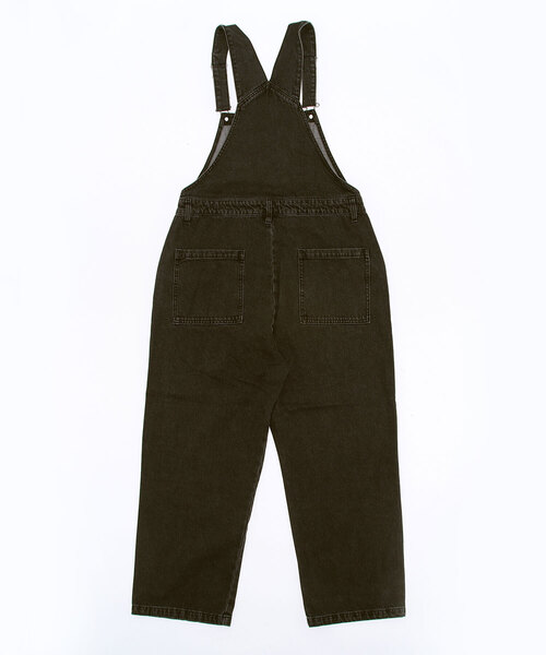 SPINNS（スピンズ）の「【ゆるシルエット】ワッペン デニムオーバーオール（サロペット/オーバーオール・レディース・ブラック/サックスブルー・ONESIZE）」の10枚目の写真