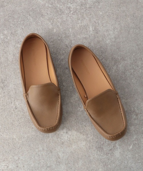 GLOBAL WORK（グローバルワーク）の「らくっション撥水モカシン/350777（モカシン/デッキシューズ・レディース・ブラック/ブラウン/オフホワイト・SMALL/MEDIUM/LARGE）」の6枚目の写真