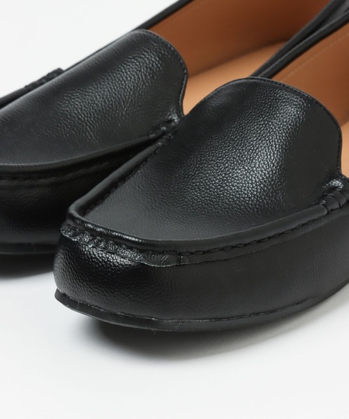 GLOBAL WORK（グローバルワーク）の「らくっション撥水モカシン/350777（モカシン/デッキシューズ・レディース・ブラック/ブラウン/オフホワイト・SMALL/MEDIUM/LARGE）」の13枚目の写真