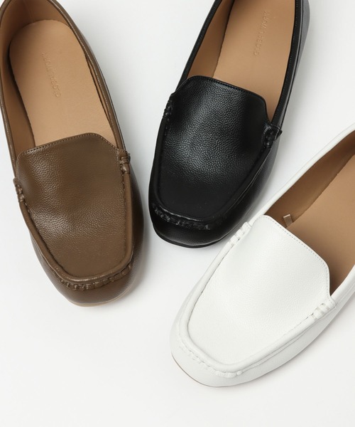 GLOBAL WORK（グローバルワーク）の「らくっション撥水モカシン/350777（モカシン/デッキシューズ・レディース・ブラック/ブラウン/オフホワイト・SMALL/MEDIUM/LARGE）」の16枚目の写真