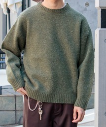 GLOSTER | 【GLOSTER/グロスター】シャギードッグウール プルオーバー ビックシルエットニット(ニット/セーター)