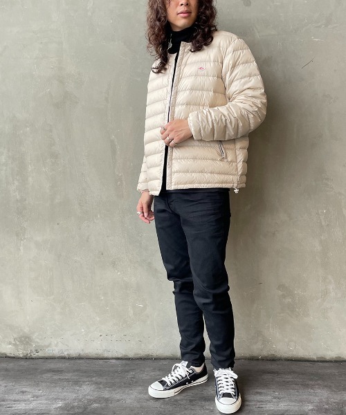 DANTON/ダントン] クルーネック インナーダウンジャケット