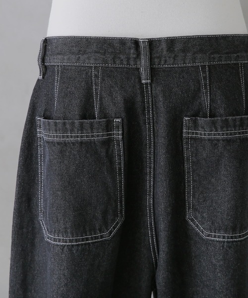 n'OrLABEL(ノアールレーベル)の「『配色ステッチジッパーデザインデニム』(デニムパンツ・メンズ・ブラック・XL/L/M)」の20枚目の写真
