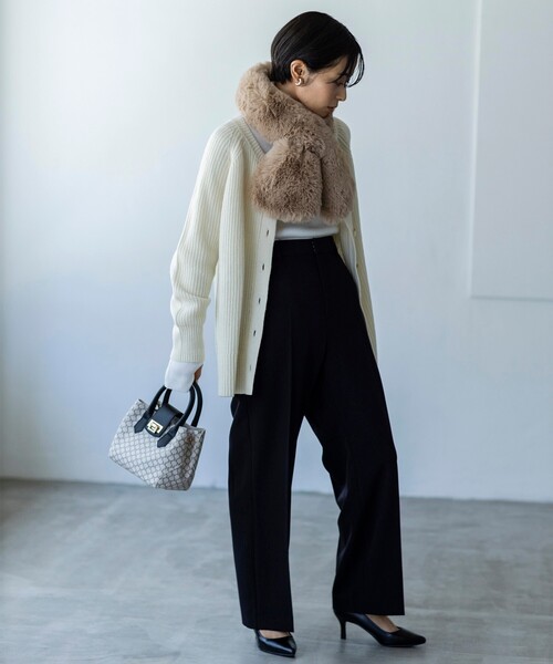 THE SHOP TK (ザ ショップ ティーケー )の「◆ファーティペット(ストール/ショール・レディース・カーキ/ブラウン系その他/ライトベージュ/ブラウン系・00)」の7枚目の写真