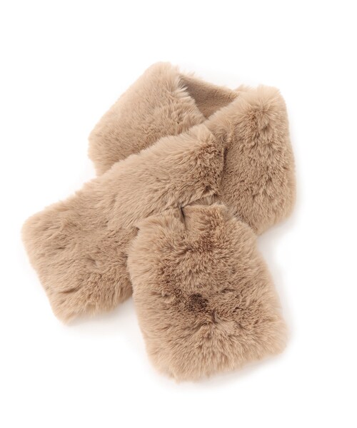 THE SHOP TK (ザ ショップ ティーケー )の「◆ファーティペット(ストール/ショール・レディース・カーキ/ブラウン系その他/ライトベージュ/ブラウン系・00)」の13枚目の写真