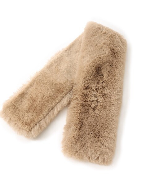 THE SHOP TK (ザ ショップ ティーケー )の「◆ファーティペット(ストール/ショール・レディース・カーキ/ブラウン系その他/ライトベージュ/ブラウン系・00)」の10枚目の写真