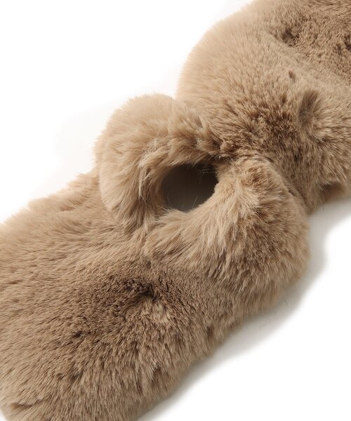 THE SHOP TK (ザ ショップ ティーケー )の「◆ファーティペット(ストール/ショール・レディース・カーキ/ブラウン系その他/ライトベージュ/ブラウン系・00)」の6枚目の写真