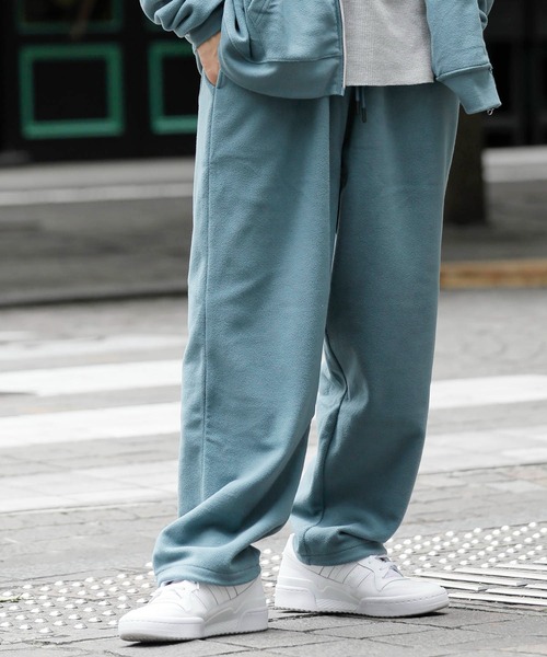 Beno(ビーノ)の「マイクロフリース リラックスワイドパンツ(その他パンツ・メンズ・ブラック/オフホワイト/ライトパープル/グレイッシュブルー/チャコールグレー/ネイビー/グリーン/グレイッシュベージュ・S/M/XL/L)」の7枚目の写真