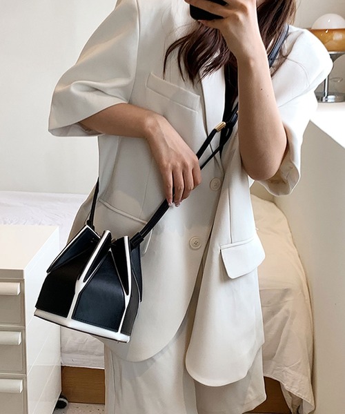 ANOTHER S（アナザーエス）の「六角形2WAY巾着トートバック バケツ