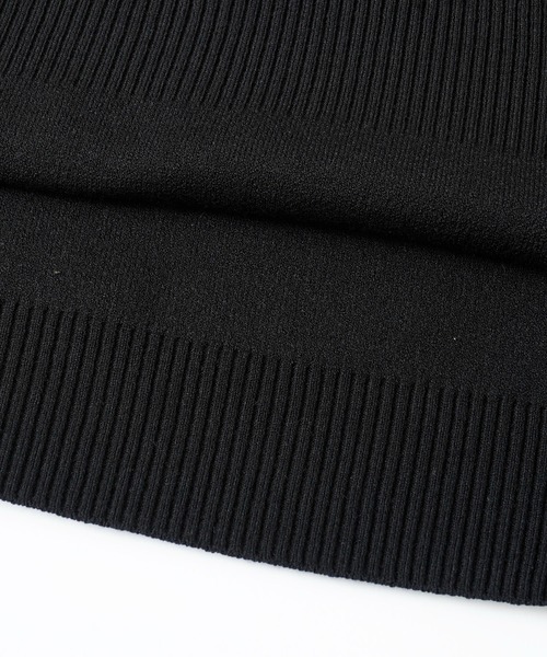 X-girl（エックスガール）の「EMBROIDERED SERIF LOGO KNIT（ニット/セーター・レディース・ブラック/パープル/グレー・ONE SIZE）」の10枚目の写真