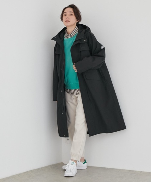 GERRY（ジェリー）の「［GERRY］4WAY LONG COAT（モッズコート・レディース・ブラック/ベージュ/クリーム・SMALL）」の4枚目の写真