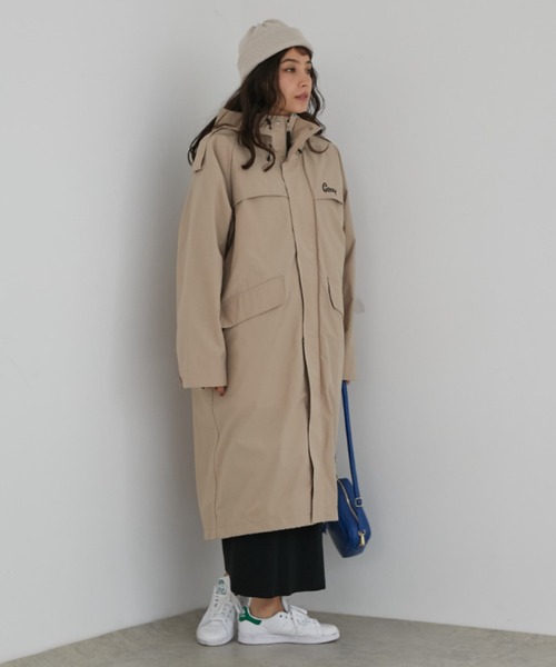 GERRY（ジェリー）の「［GERRY］4WAY LONG COAT（モッズコート・レディース・ブラック/ベージュ/クリーム・SMALL）」の18枚目の写真