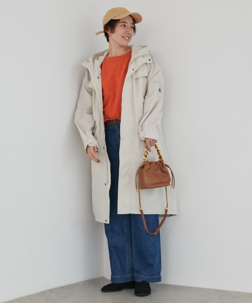 GERRY（ジェリー）の「［GERRY］4WAY LONG COAT（モッズコート・レディース・ブラック/ベージュ/クリーム・SMALL）」の22枚目の写真